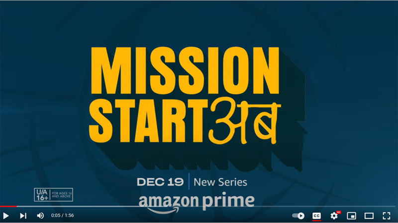 Prime Video unveils the trailer of the original reality series Mission Start Ab