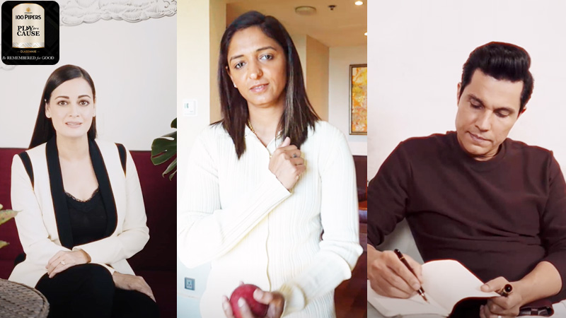 Celebs join Seagram’s 100 Pipers Glassware to support eradication of corneal blindness in India