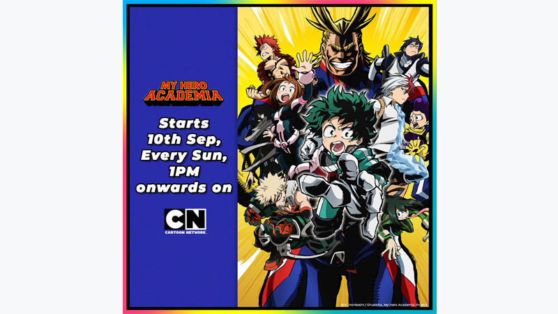 Cartoon Network India to debut ‘My Hero Academia on 10 September