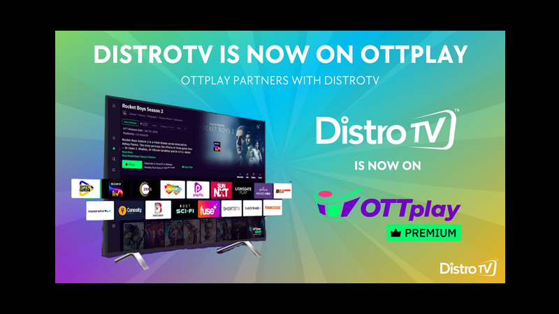 OTTplay and DistroTV announce partnership to stream 180 free live channels in India
