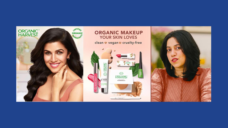 Organic Harvest unveils 100 per cent vegan makeup with Nimrat Kaur
