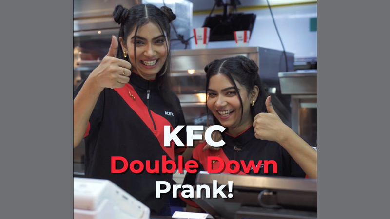 Double the fun & double the chicken with KFC India’s new prank video