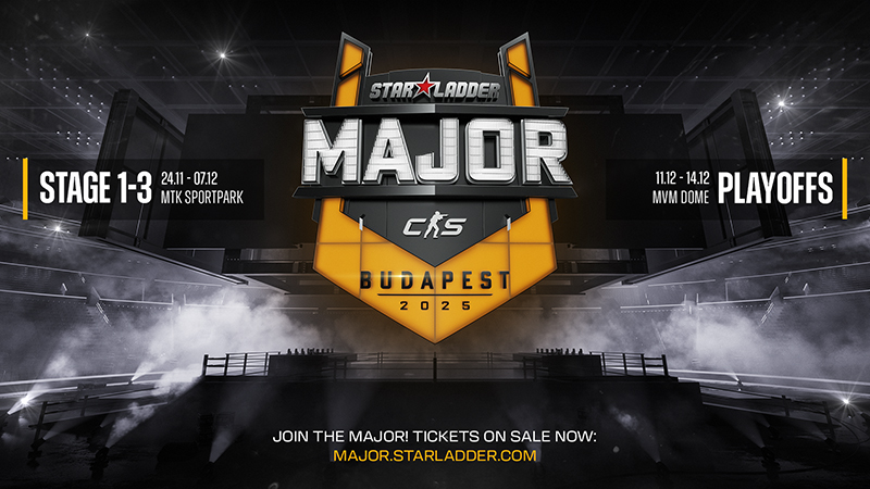 Budapest to host 2025 CS2 Major as Starladder brings playoffs to 20,000-seat MVM Dome