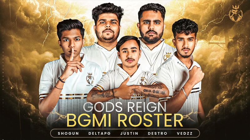 Gods Reign signs BGIS and BGMS Champions for BGMI 2024 domination