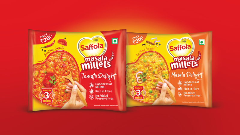 Marico expands its millets offering with the introduction of Saffola Masala Millets