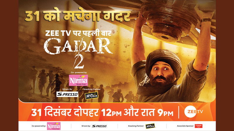 This New Year’s eve, experience ‘Gadar’ on Zee TV!