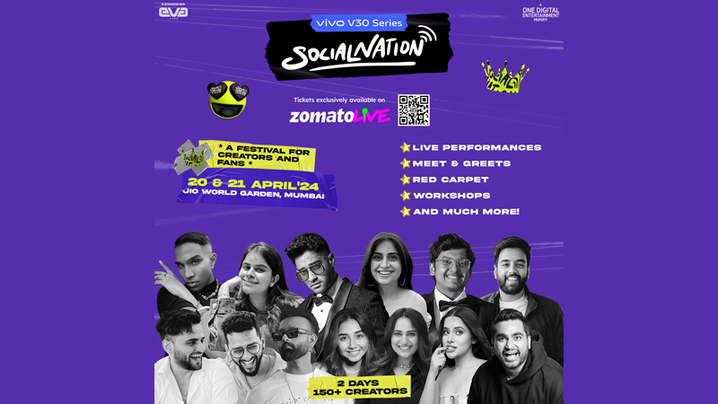 Mostly Sane, Kusha Kapila, Vishnu Kaushal, and 150 creators to take over vivo V30 Series Social Nation 2024!