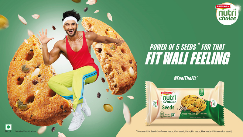 Britannia NutriChoice & superstar Ranveer Singh team up, encourage consumers to #FeeltheFit