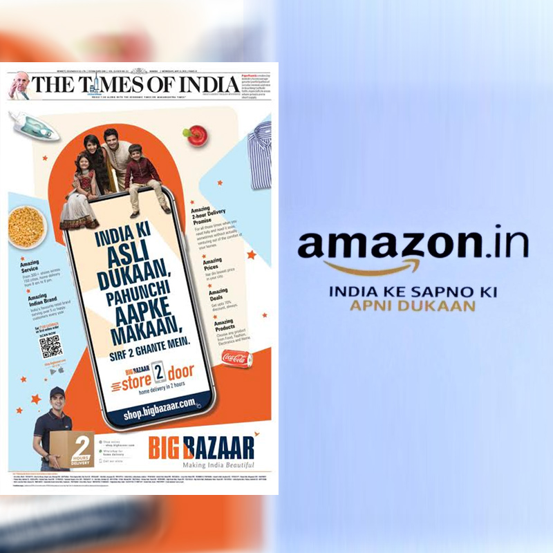 Big Bazaar’s ‘Asli Dukaan’ locks horns with Amazon’s ‘Apni Dukaan’