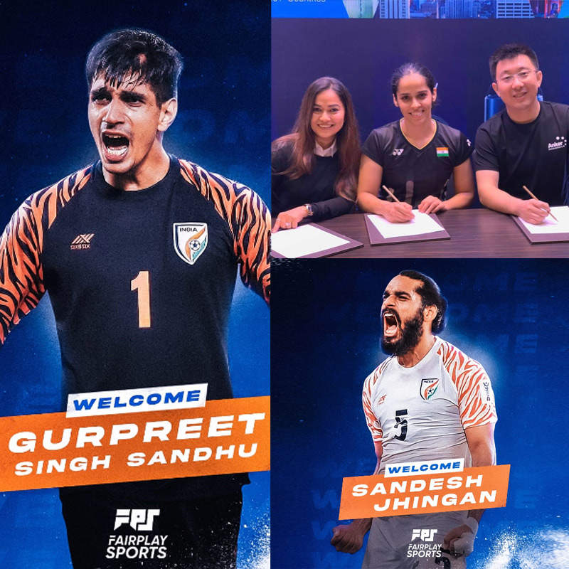 FairPlay Sports announces collaboration with Indian footballers Gurpreet Singh Sandhu & Sandesh Jhingan