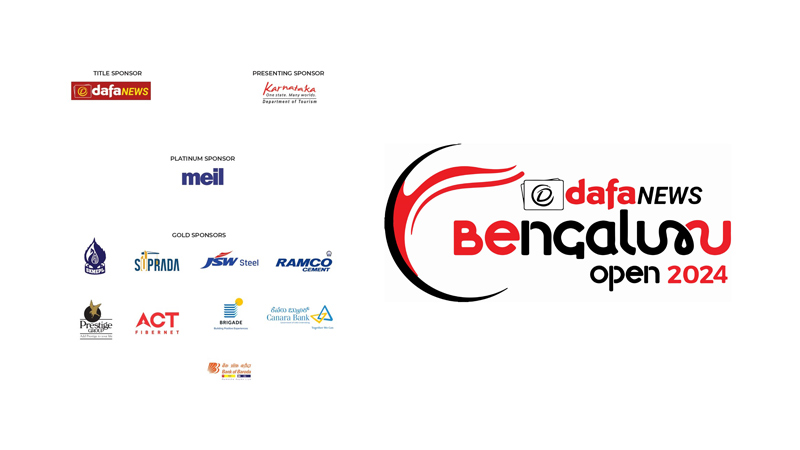 DafaNews Bengaluru Open 2024 ropes in twelve notable sponsors