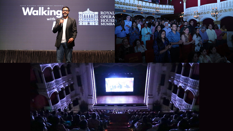 Sagar Pictures Entertainment premieres ‘Walking With M’ documentary at Mumbai’s Royal Opera House
