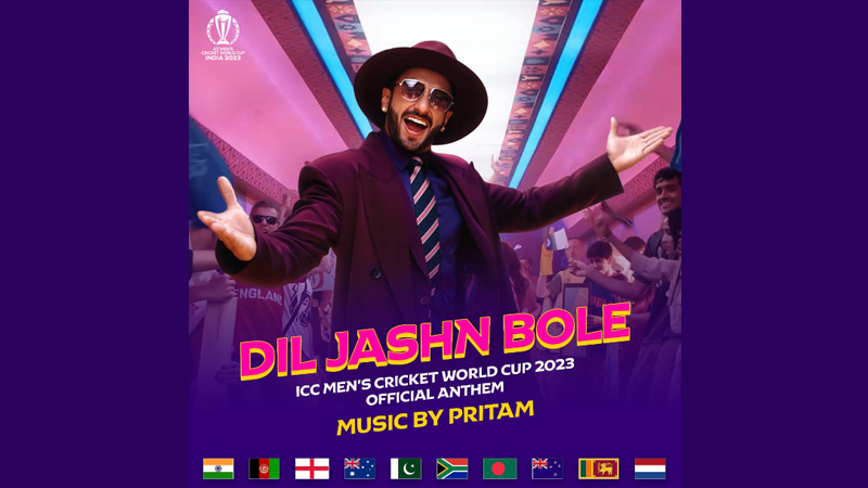 Pritam and Ranveer Singh unveil ICC men’s cricket World Cup anthem