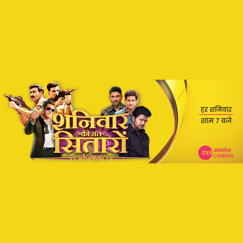 Zee Anmol Cinema presents “Shanivaar Ki Raat, Sitaaron Ke Saath” – a weekend extravaganza of favorite movies of your favorite superstars!
