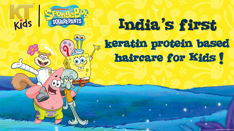 Hair to the Throne with SpongeBob and KT Kids’ new shampoo showstopper