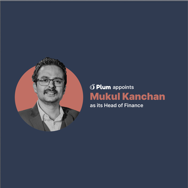 Health insurance platform Plum appoints Mukul Kanchan as its head of finance