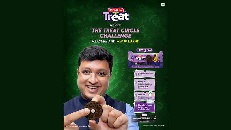 Britannia Treat launches Rs 10 lakh challenge to test mathematical precision