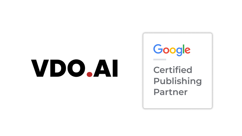 VDO.AI achieves Google Certified Publishing Partner status