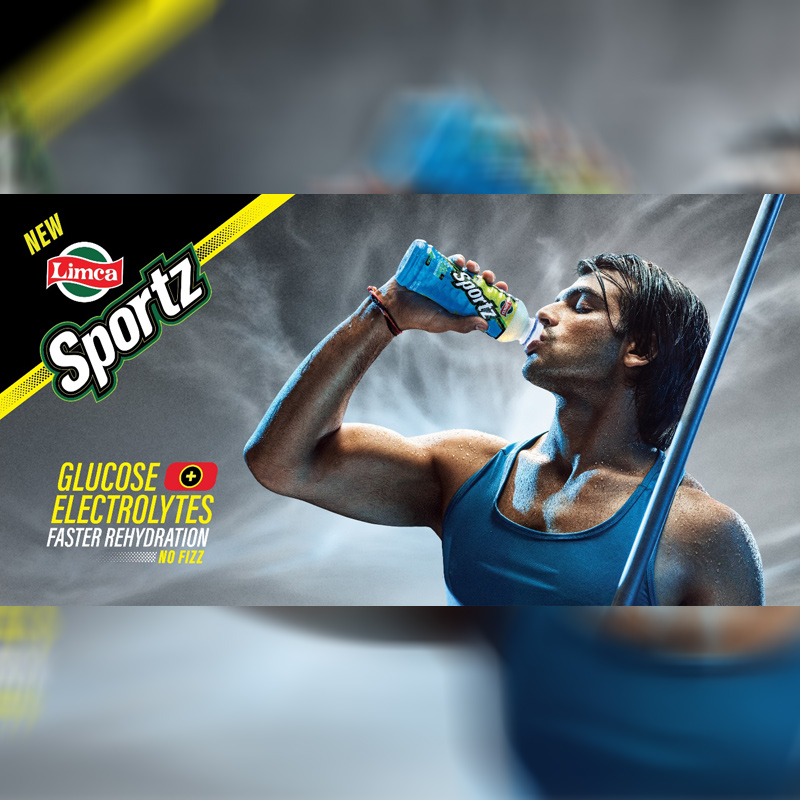 Limca enters sports hydration category with a new variant; unveils #RukMat campaign with Neeraj Chopra