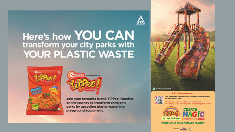 ITC’s YiPPee! Better World: Create magic transforms plastic waste into playgrounds
