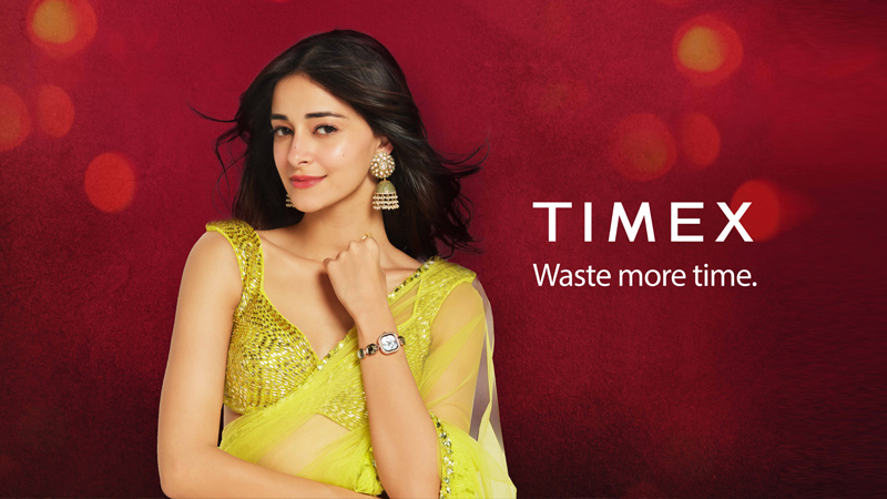 Timex and actor Ananya Panday urge people to ‘Waste More Time’