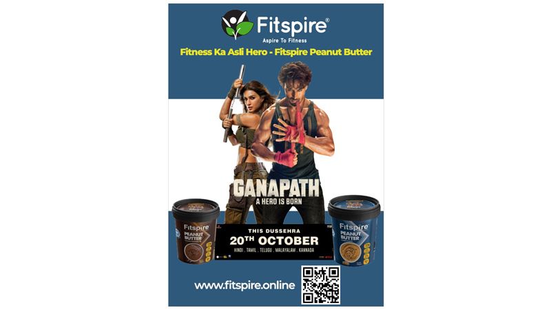 Fitspire partners with Tiger Shroff’s Ganapath movie for brand integration