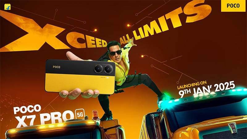 Poco partners with Akshay Kumar ahead of X7 series launch