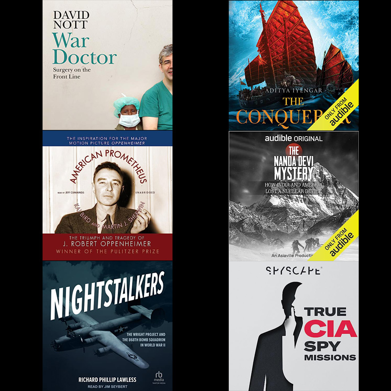 Six captivating non-fiction Audible titles for Oppenheimer fans