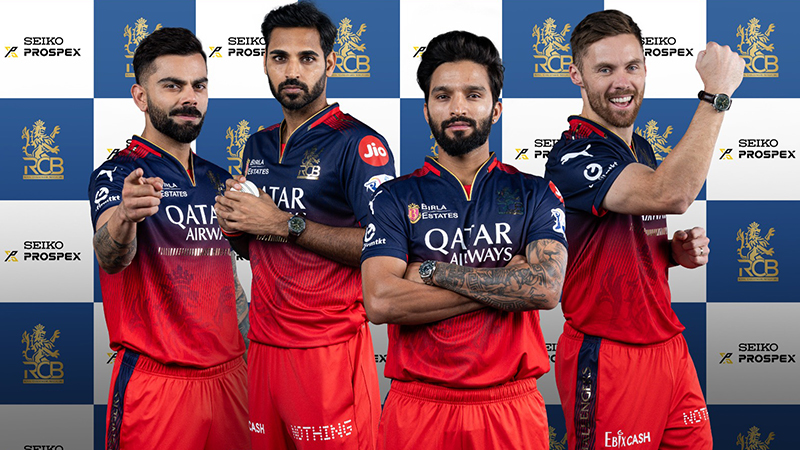 Japanese watchmaker Seiko partners with RCB for T20 cricket season 2025