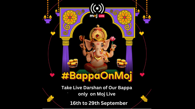 Get ready for the comeback of #BappaOnMoj, a virtual Ganeshotsav celebration