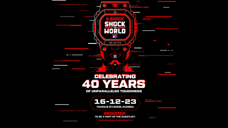 G-SHOCK’s 40th anniversary with ‘Shock The World’ Tour to be celebrated on 16 December