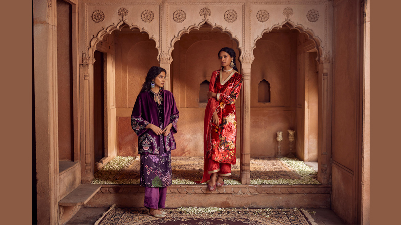 Ancestry unveils ‘Heer’: Velvet wedding edit in jewel tones