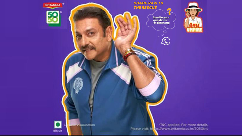 Ravi Shastri shines in Britannia’s industry-first AI campaign