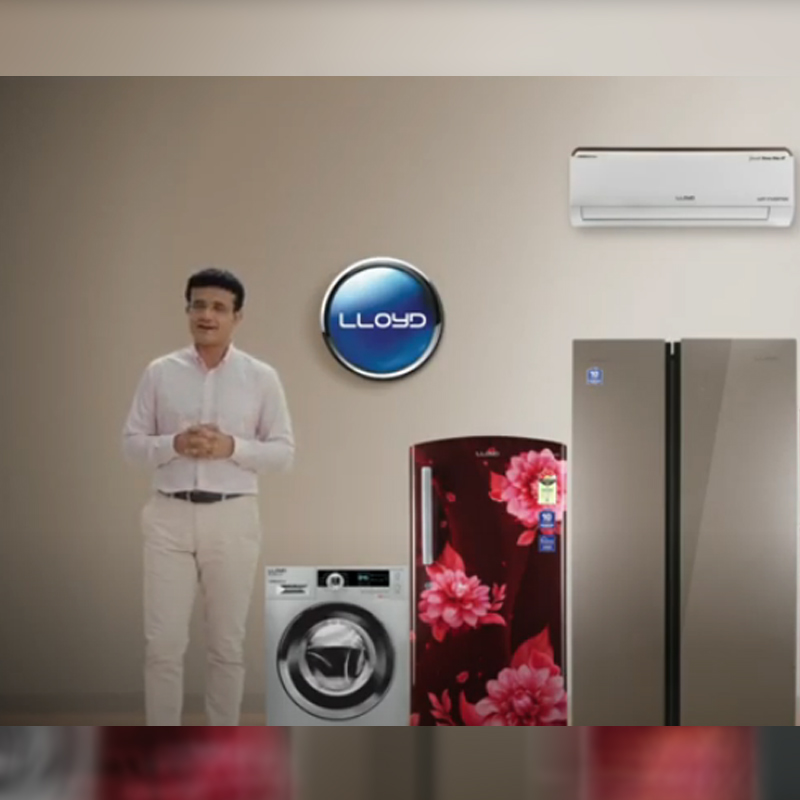Lloyd launches new campaign with Sourav Ganguly