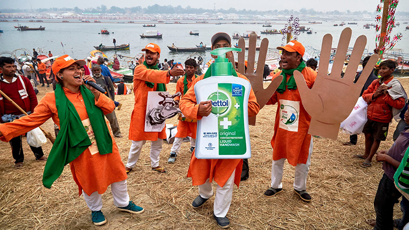 Dettol Banega Swasth India campaign promotes hygiene at Maha Kumbh Mela 2025