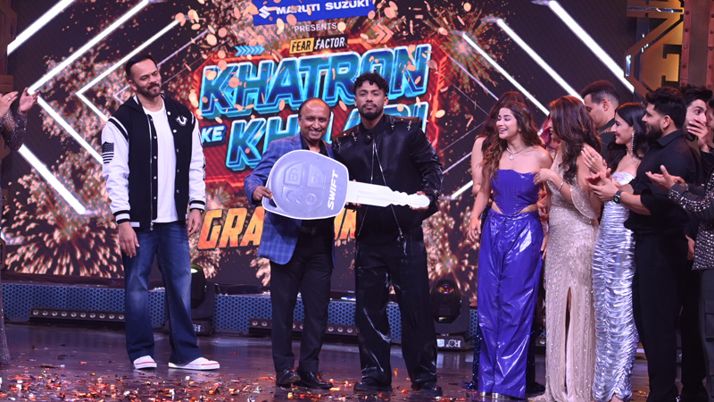 Dino James lifts the coveted trophy of COLORS’ ‘Khatron Ke Khiladi 13’