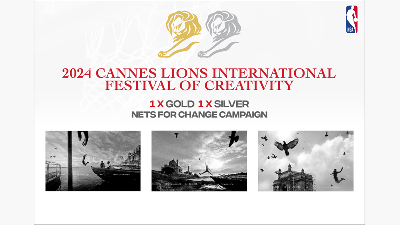 NBA India’s “Nets for Change” wins Gold at Cannes Lions for photography