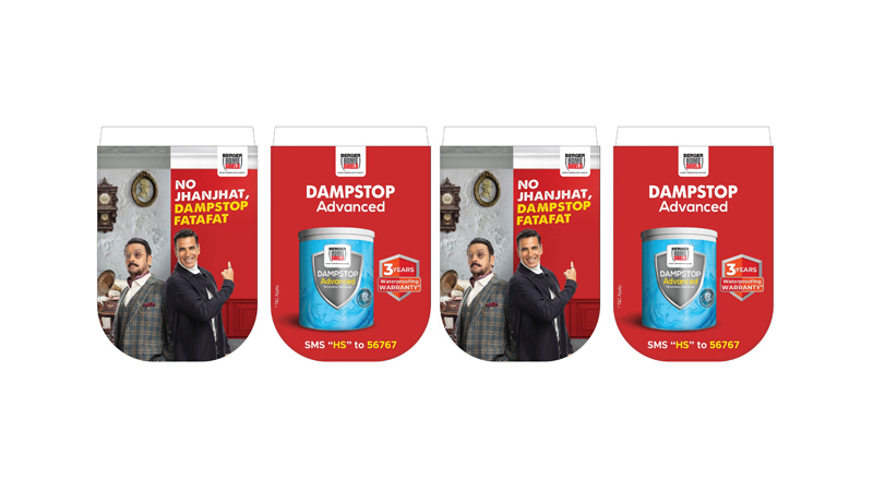 Berger Paints introduces a hassle-free way of waterproofing with DAMPSTOP
