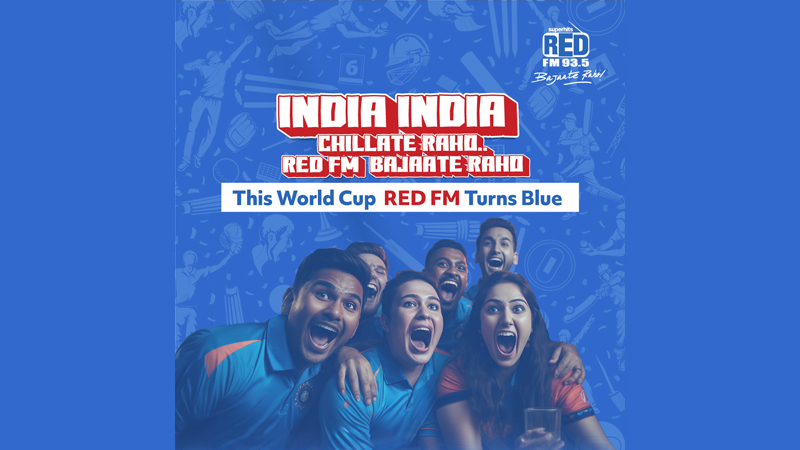 Red FM turns blue to cheer for the Indian cricket team
