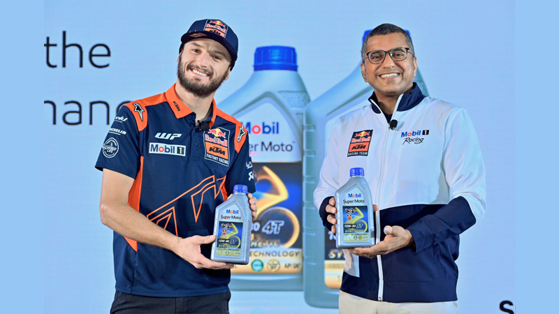 Mobil celebrates the MotoGP Bharat by powering the Red Bull KTM Factory Racing team