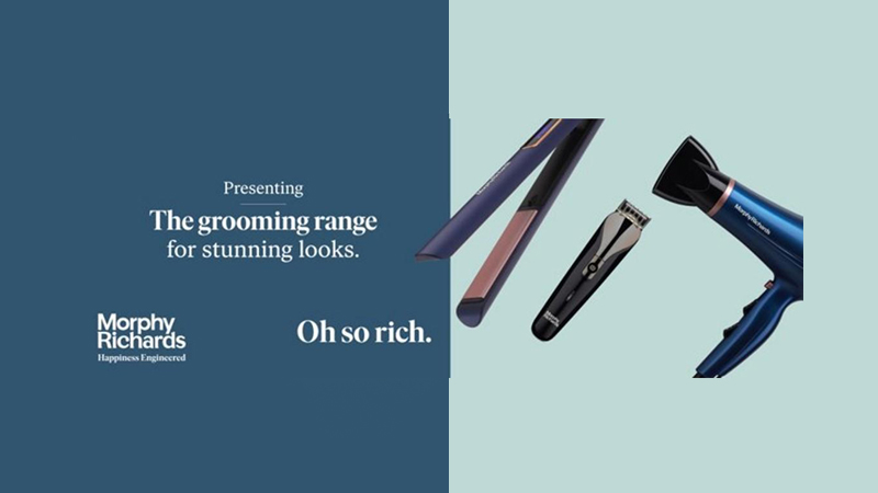 Morphy Richards launches ‘Oh So Rich’ campaign for personal grooming line