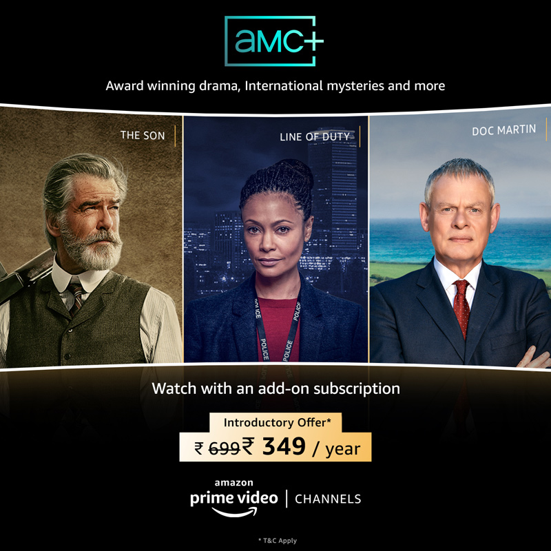 Amazon Prime & AMC Networks to launch AMC+ and Acorn TV on Prime Video Channels in India