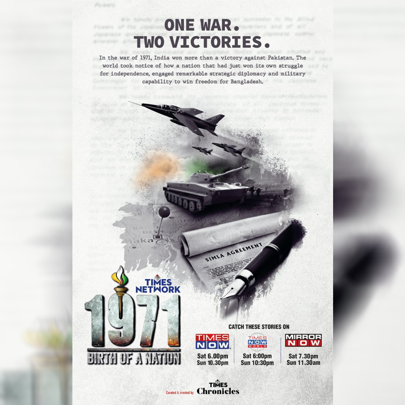Times Now, Mirror Now to air docu-series on formation of Bangladesh