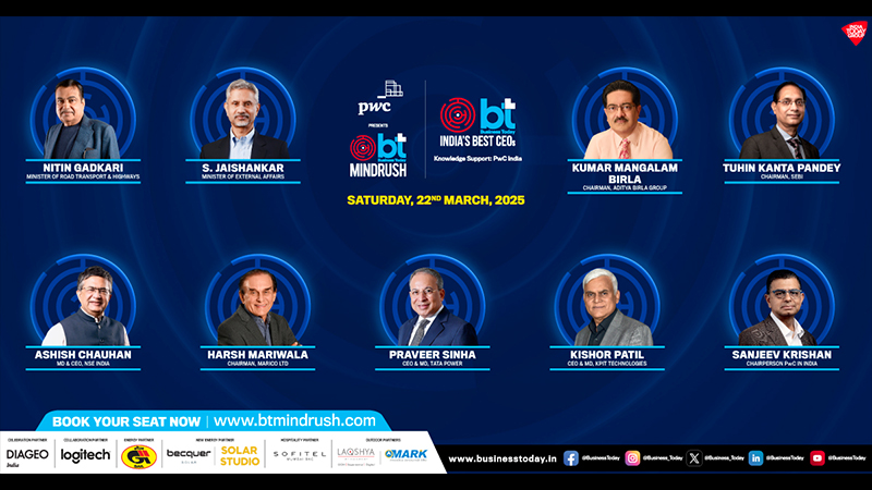 Business Today MindRush returns with top leaders decoding disruption at Vucanomics 2025 in Mumbai