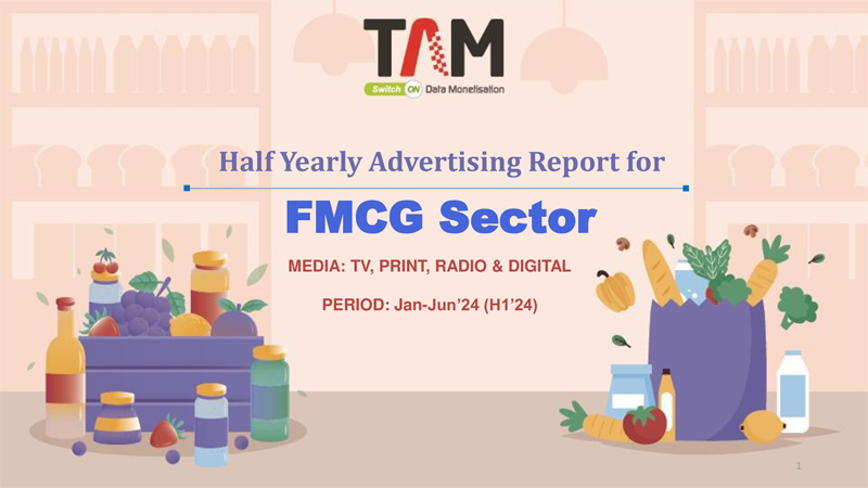 TAM AdEx: FMCG ad volumes shift as print & TV decline, digital & radio grow in H1 2024