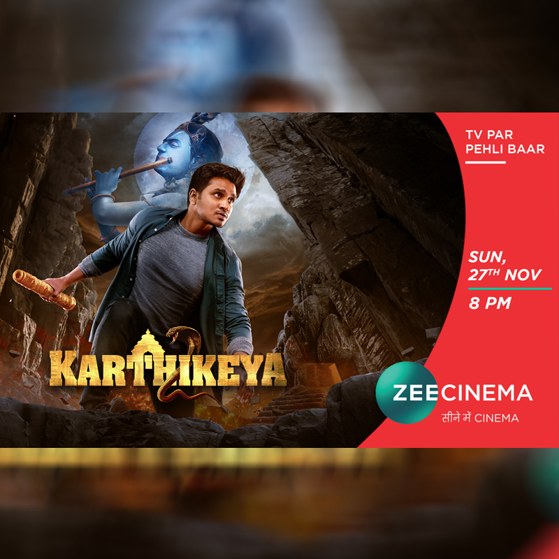 Zee Cinema announces the world television premiere of ‘Karthikeya 2’