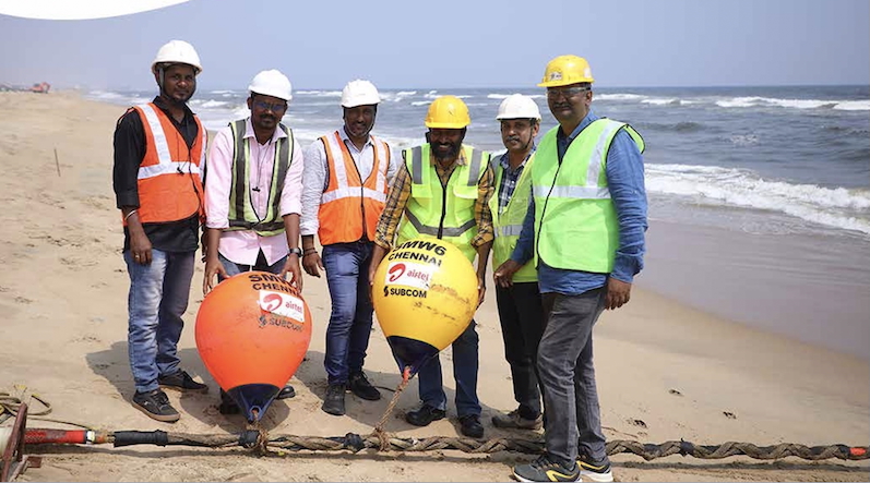 Airtel lands major subsea data connectvity cable in Chennai