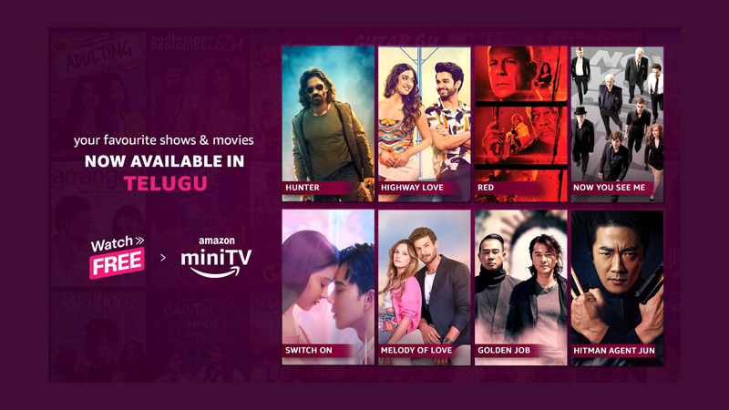 Amazon miniTV forays into Tamil and Telugu language content