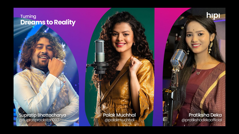 Palak Muchhal joins forces with two exceptional Hipi creators for musical duets