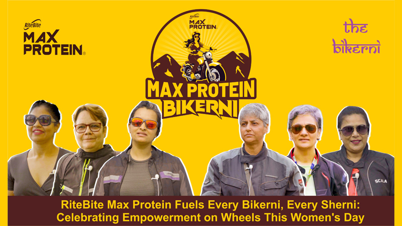 RiteBite Max Protein teams up with The Bikerni to celebrate International Women’s Day